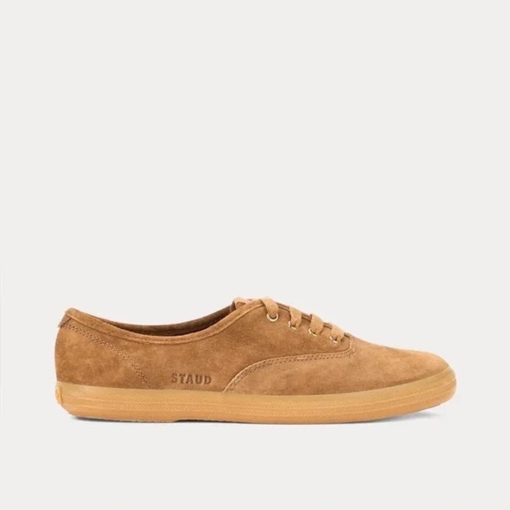 STAUD + KEDS CHAMPION SUEDE | TAN